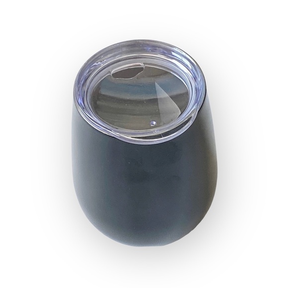 HTF: new Poshmark ߷ Coffee + Wine Stainless Steel Tumbler Glass Cup ߷ Black - Picture 7 of 16